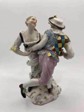Ludwigsburg Porcelain Harlequin Pair Dancing