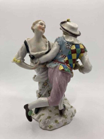 Ludwigsburg Porcelain Harlequin Pair Dancing