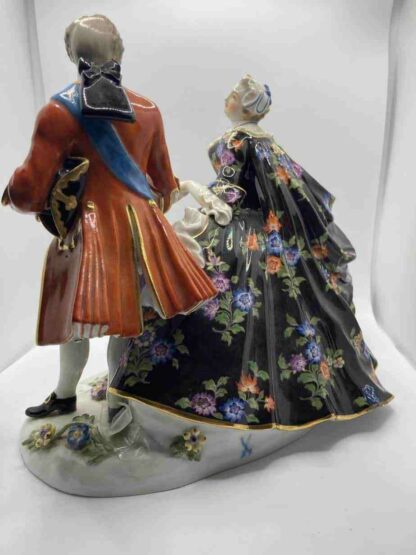 Meissen Pair at Ball (550) - Image 3