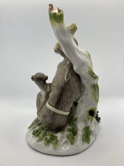 Meissen Monkey Chained to Tree - Image 6