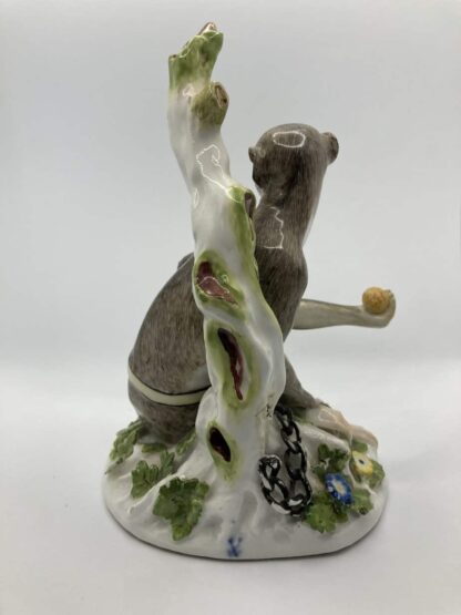 Meissen Monkey Chained to Tree - Image 8