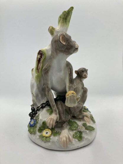 Meissen Monkey Chained to Tree - Image 11