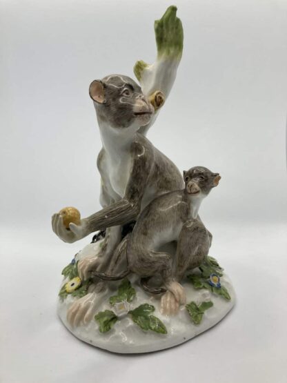 Meissen Monkey Chained to Tree - Image 12