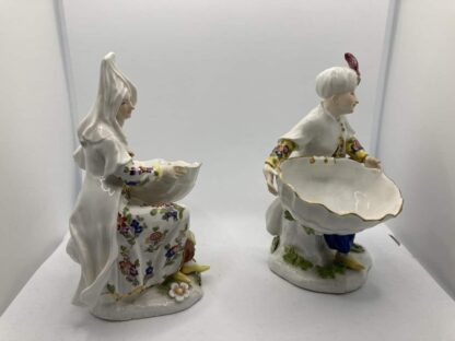 Meissen Turkish pair holding sweetmeat table salt bowls - Image 5
