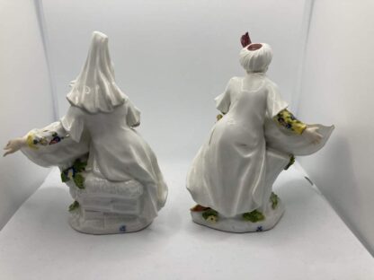 Meissen Turkish pair holding sweetmeat table salt bowls - Image 7