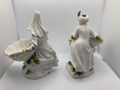 Meissen Turkish pair holding sweetmeat table salt bowls - Image 8