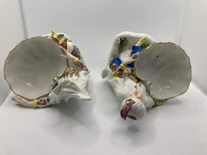 Meissen Turkish pair holding sweetmeat table salt bowls - Image 14