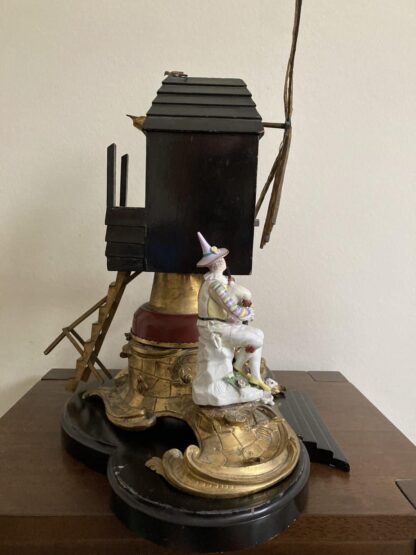 Meissen Ormolu Windmill with Harlequin and Columbine - Image 4