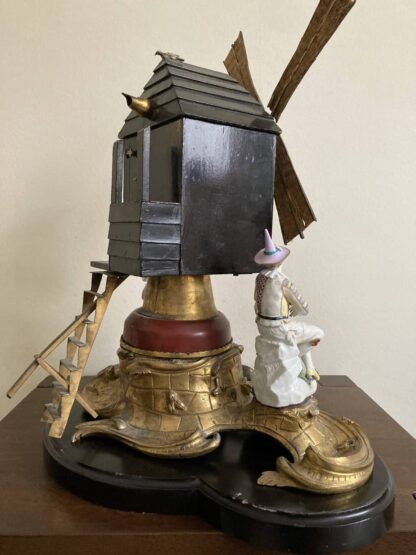 Meissen Ormolu Windmill with Harlequin and Columbine - Image 5