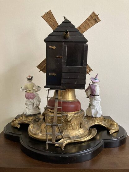 Meissen Ormolu Windmill with Harlequin and Columbine - Image 6