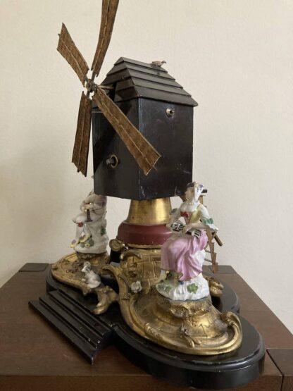 Meissen Ormolu Windmill with Harlequin and Columbine - Image 10