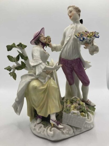 Meissen Pair of Gardeners (1584) - Image 9