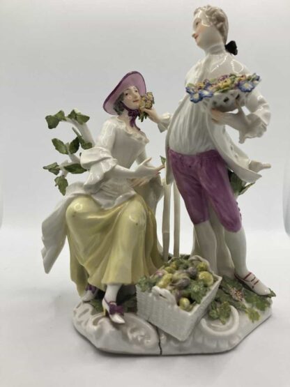 Meissen Pair of Gardeners (1584) - Image 10