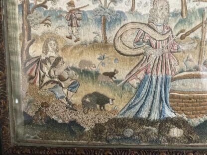 Silk Antique Embroidery - Couple by Well - Image 5