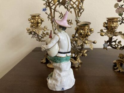 Meissen Pair of Ormolu seated Musicians - Image 10