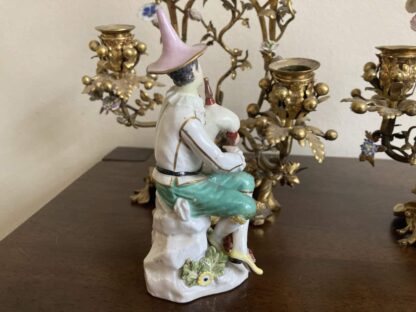 Meissen Pair of Ormolu seated Musicians - Image 11