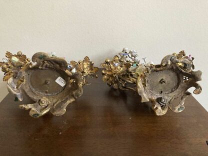 Meissen Pair of Ormolu seated Musicians - Image 13