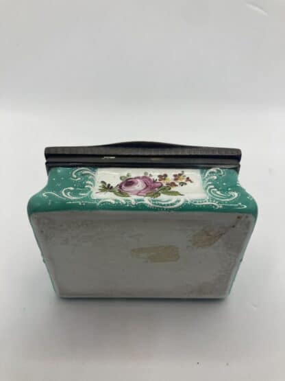 Antique Enamel Snuff Box - Rustic Farm Cottage - Image 8