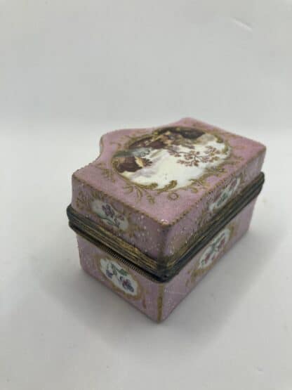 Antique Enamel Writing Box - Image 3