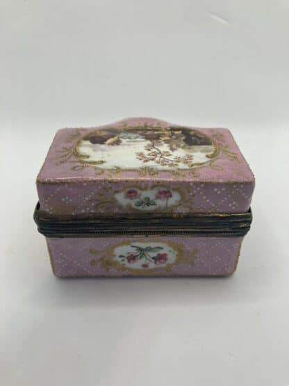 Antique Enamel Writing Box - Image 4
