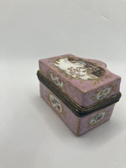 Antique Enamel Writing Box - Image 5