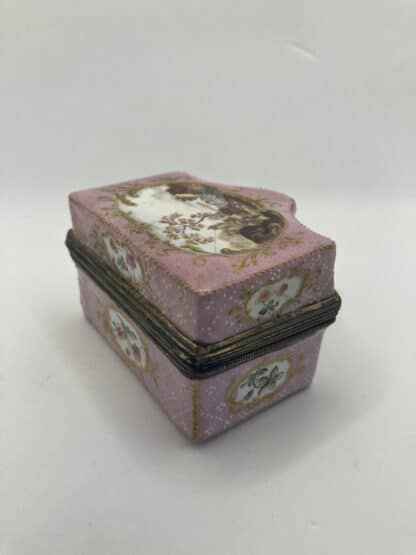 Antique Enamel Writing Box - Image 6