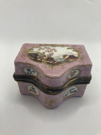 Antique Enamel Writing Box