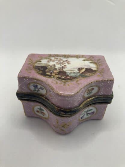 Antique Enamel Writing Box