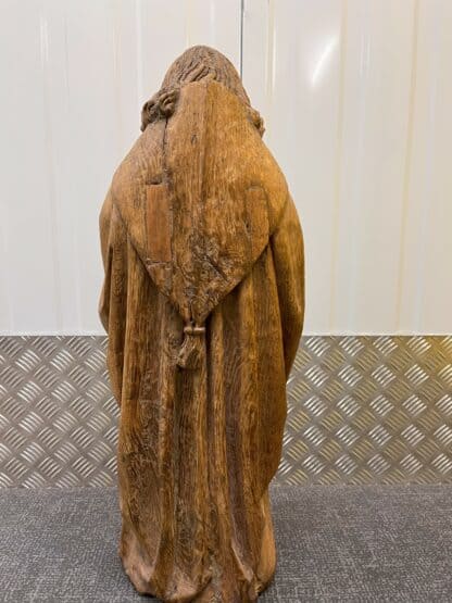 Pair of 16th Century Oak Saints - Image 5