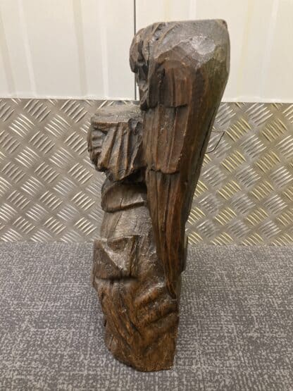 Carved Oak Angel - Image 5