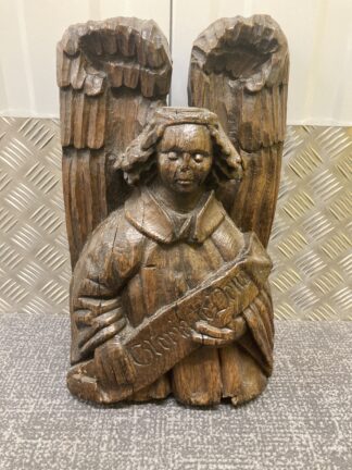 Carved Oak Angel