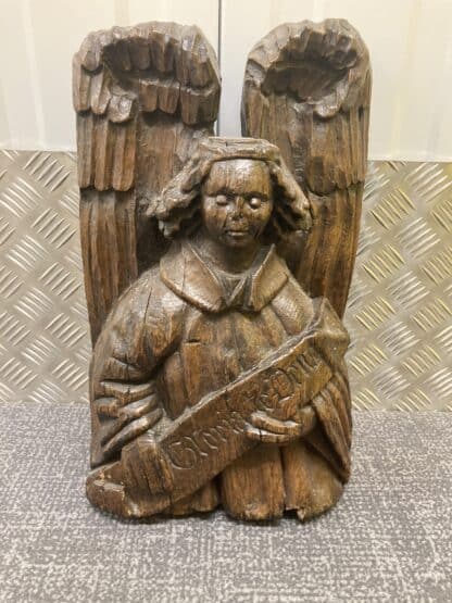 Carved Oak Angel