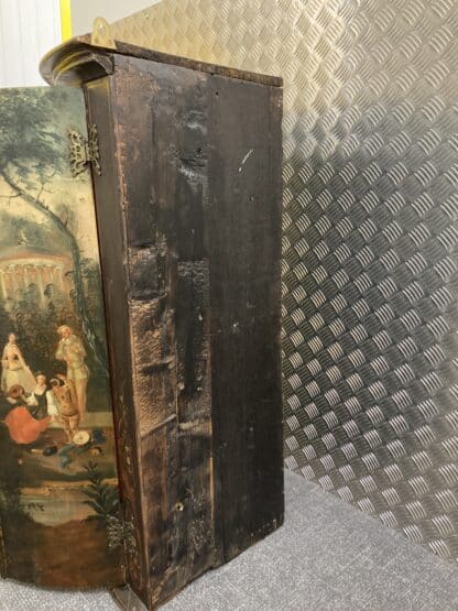 George III Bowfront Hanging Corner Cabinet - Image 6