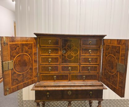 William & Mary Walnut Cabinet - Image 2