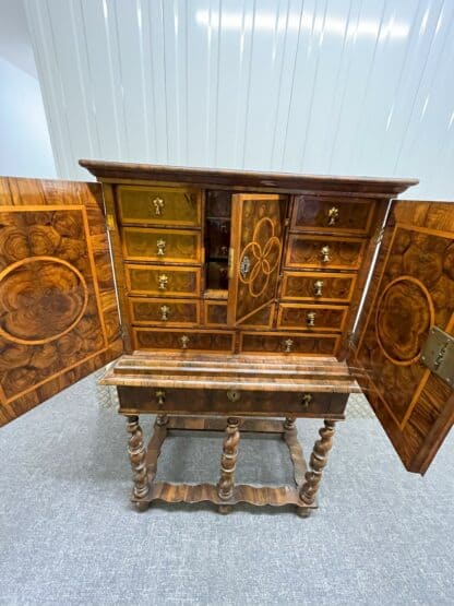William & Mary Walnut Cabinet - Image 5