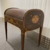 side view of desk with tambour fully closed